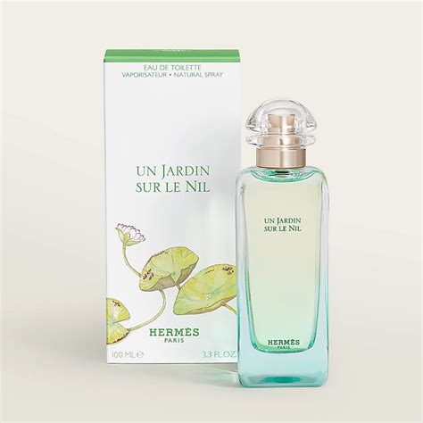 hermes jardin sur de nil|Hermes perfume green bottle.